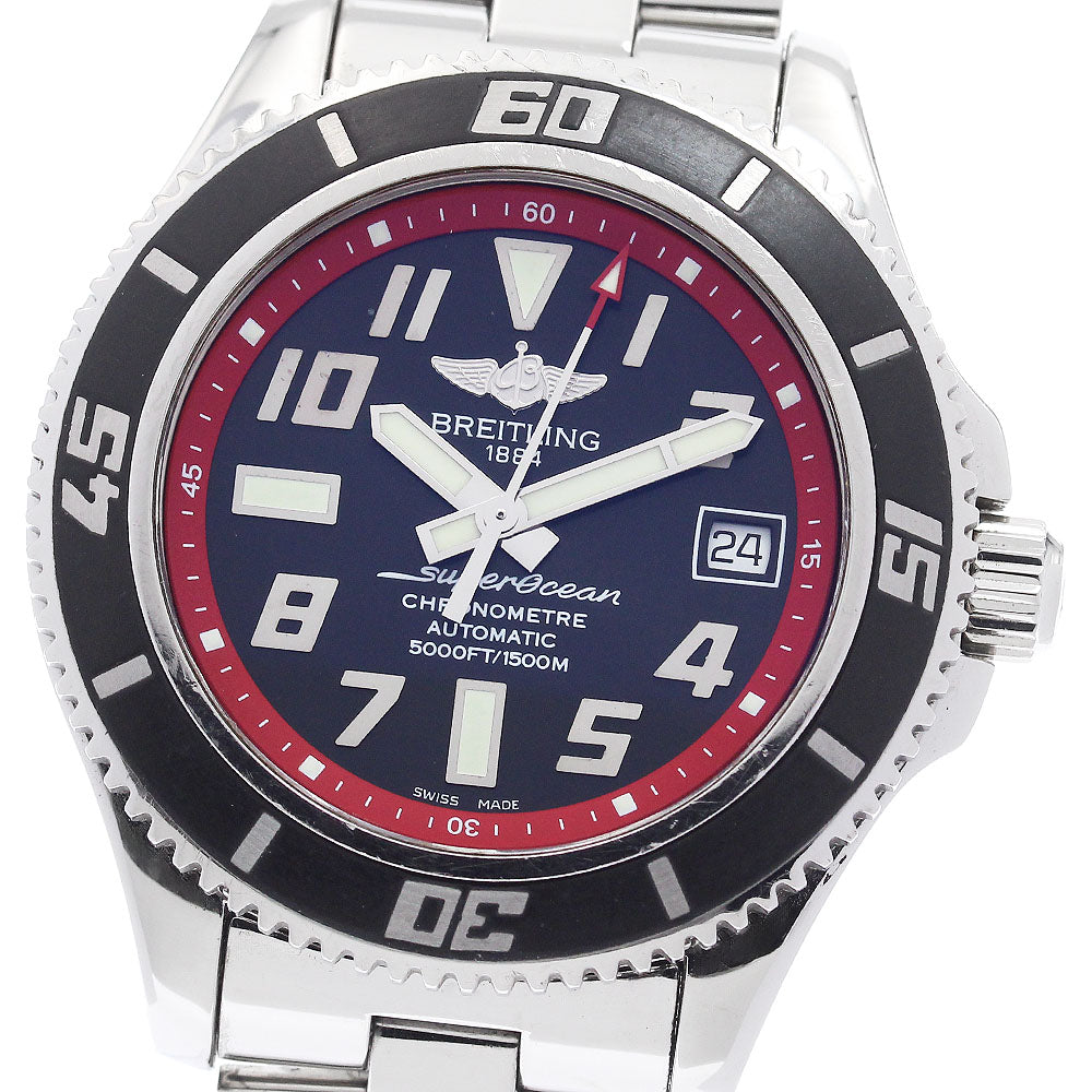 BREITLING Super Ocean 42 A17364 Date black Dial Automatic Men's Watch_954255