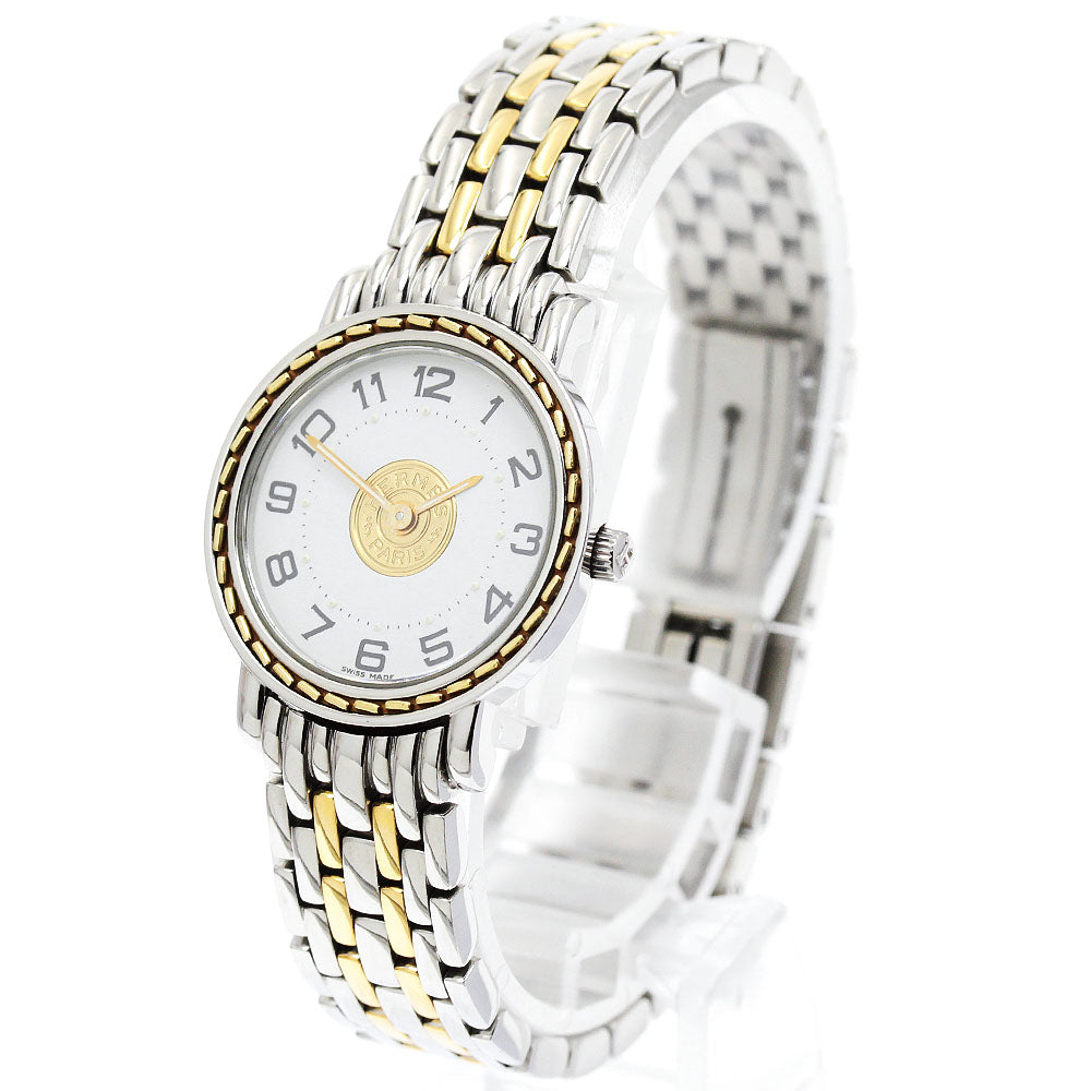 HERMES Serie SE4.220 White Dial Quartz Ladies Watch_954278