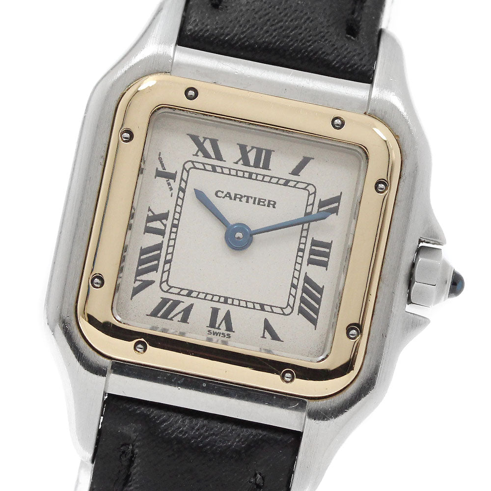 CARTIER PANTHERE SM W250295A YG bezel beige Dial Quartz Ladies Watch_954298