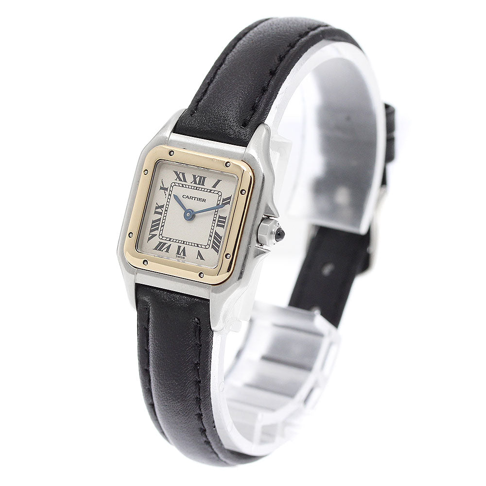 CARTIER PANTHERE SM W250295A YG bezel beige Dial Quartz Ladies Watch_954298