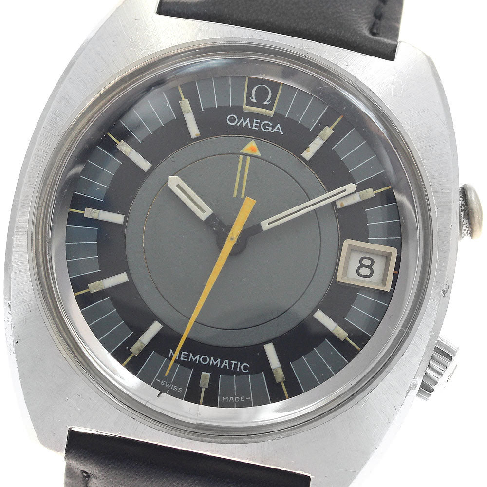OMEGA Seamaster Memomatic 166.072 Alarm Cal.980 Silver / Gray Dial Automatic Men's Watch_954303