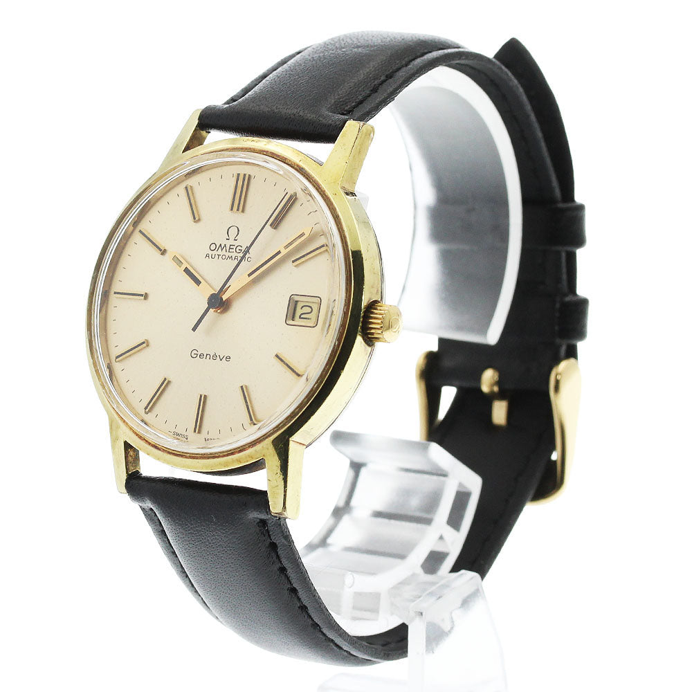OMEGA Geneve 166.0163 Date Cal.1012 Gold Dial Automatic Men's Watch_954316