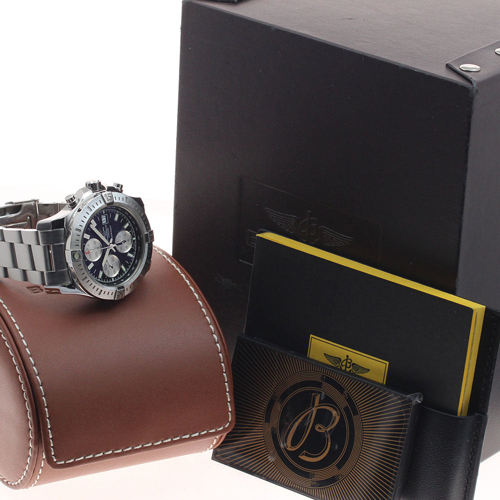 BREITLING Colt A13388 Chronograph Black / Silver Dial Automatic Men's_954322