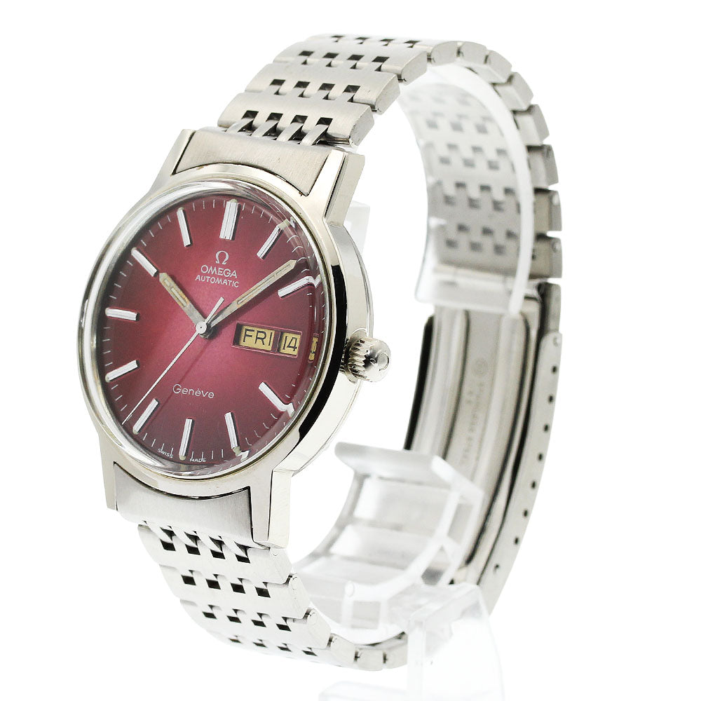 OMEGA Geneve 166.0174/366.0833 Cal.1022 Day Date Red Dial Automatic Men's_954323