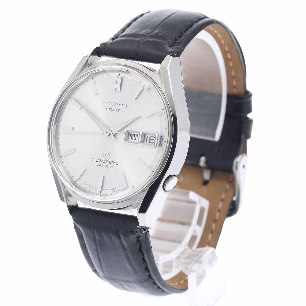 SEIKO Grand Seiko 6246-9001 Day date Silver Dial Automatic Men's Watch_954635