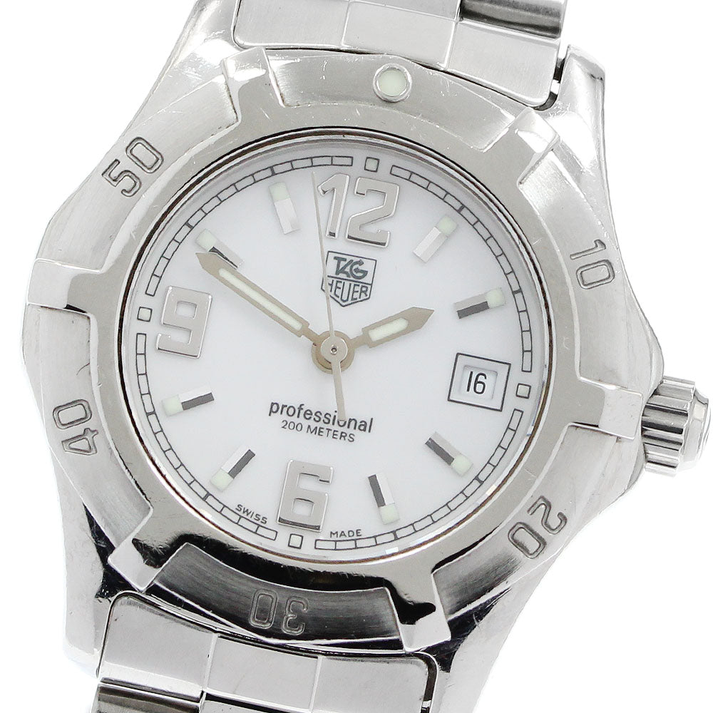 TAG HEUER Professional 200 WN1311 Date white Dial Quartz Ladies Watch_954653