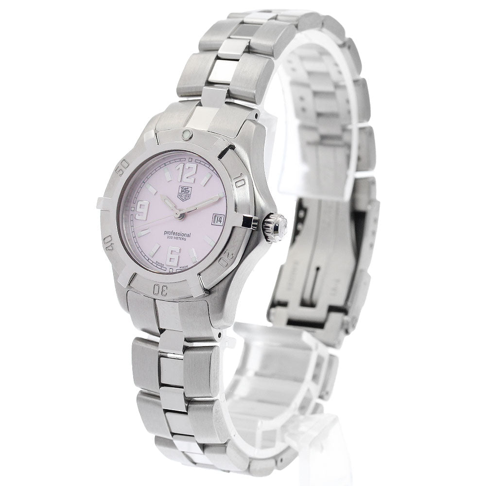 TAG HEUER Exclusive WN1319 Date Pink shell Dial Quartz Ladies Watch_954655