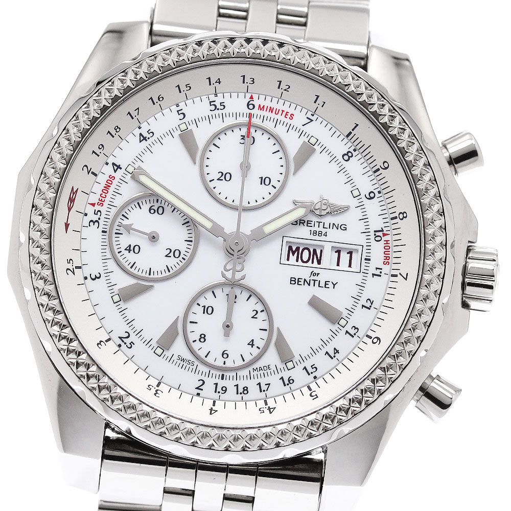 BREITLING Bentley GT A13362 Japan limited White Dial Automatic Men's_954678