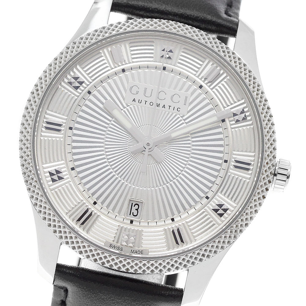 GUCCI Erics 126.3/YA126339 Date Silver Dial Automatic Men's Watch_954690