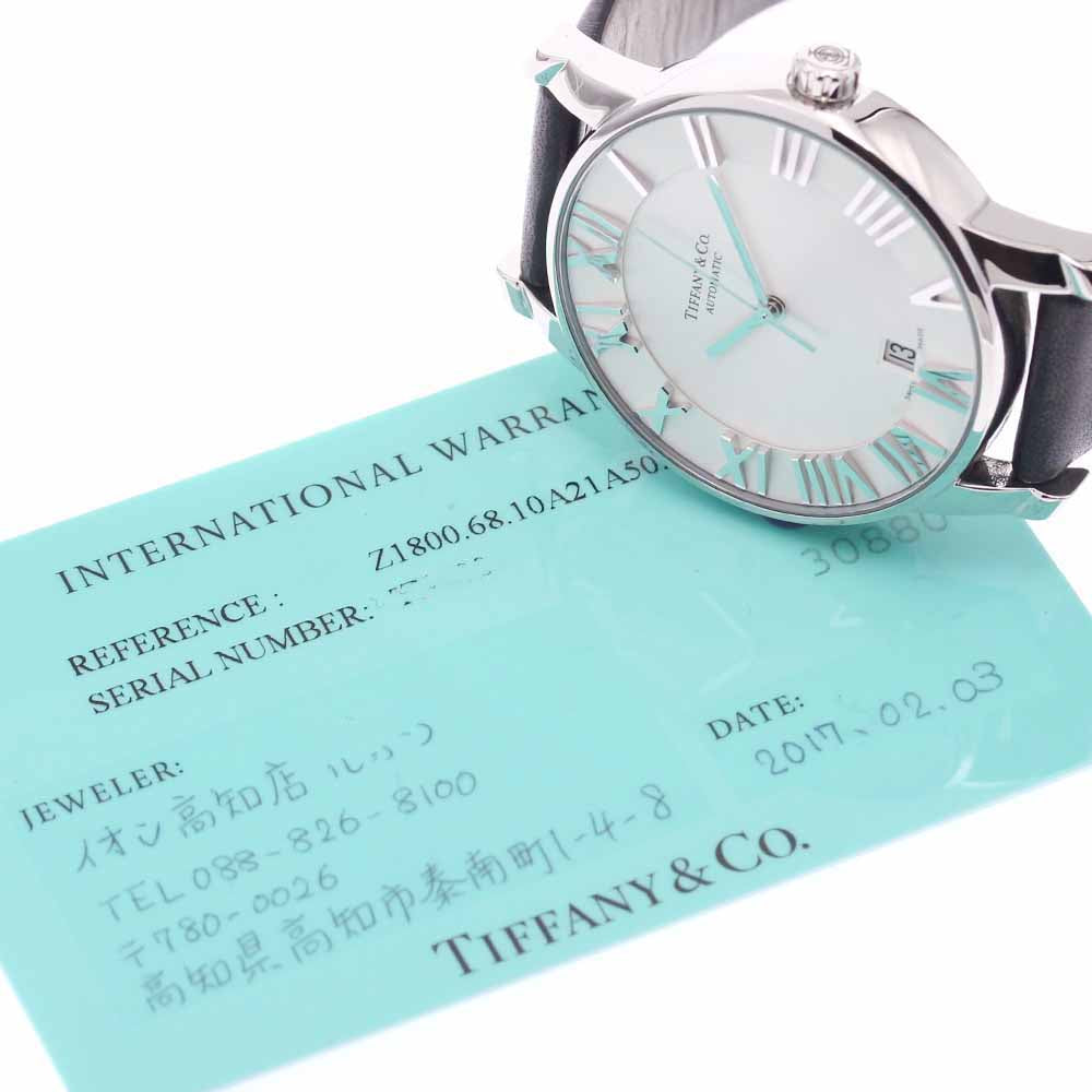 TIFFANY&Co. Atlas Dome Z1800.68.10A21A50A Date Automatic Men's Watch_954691