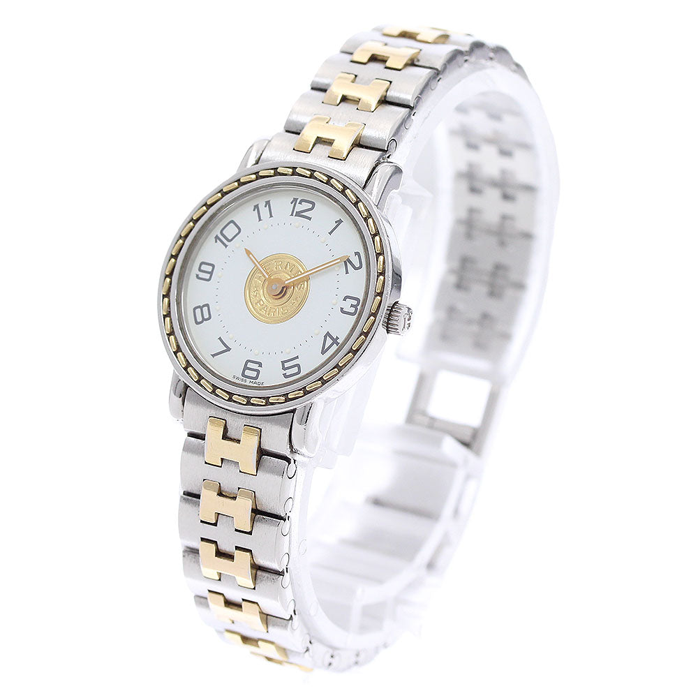 HERMES Serie SE4.220 white Dial Quartz Ladies Watch_954707