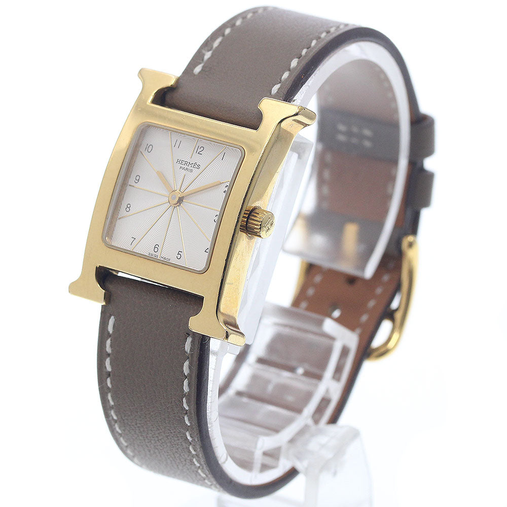 HERMES H watch HH1.201 white Dial Quartz Ladies Watch_954717