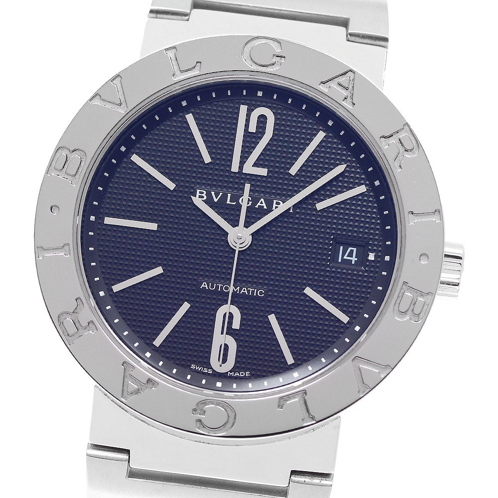 BVLGARI BVLGARIBVLGARI BB38SS Date Black Dial Automatic Men's Watch_954720