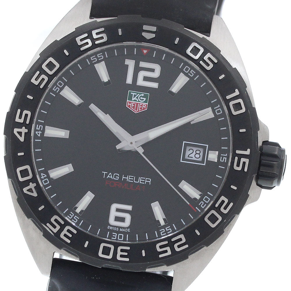 TAG HEUER Formula 1 WAZ1110 Date Black Dial Quartz Men's Watch_954729