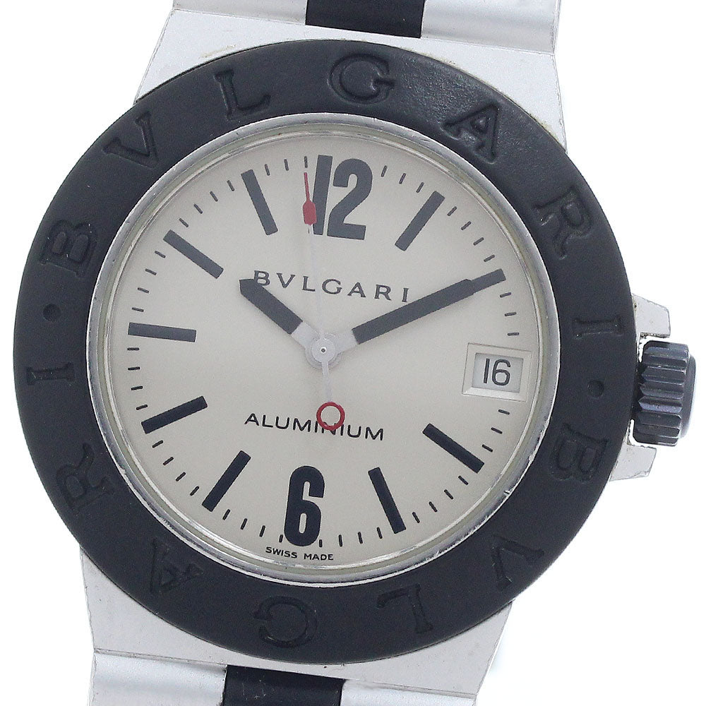 BVLGARI Aluminum AL32A Date Silver Dial Quartz Boy's Watch_954763