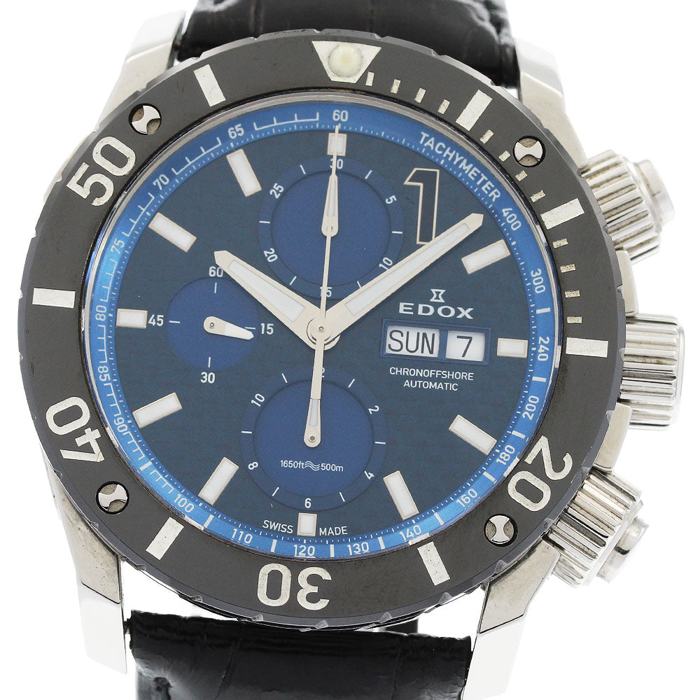 EDOX Class One Chrono Offshore 01114-3-BUIN-L Day date blue Dial Automatic Men's Watch_954827