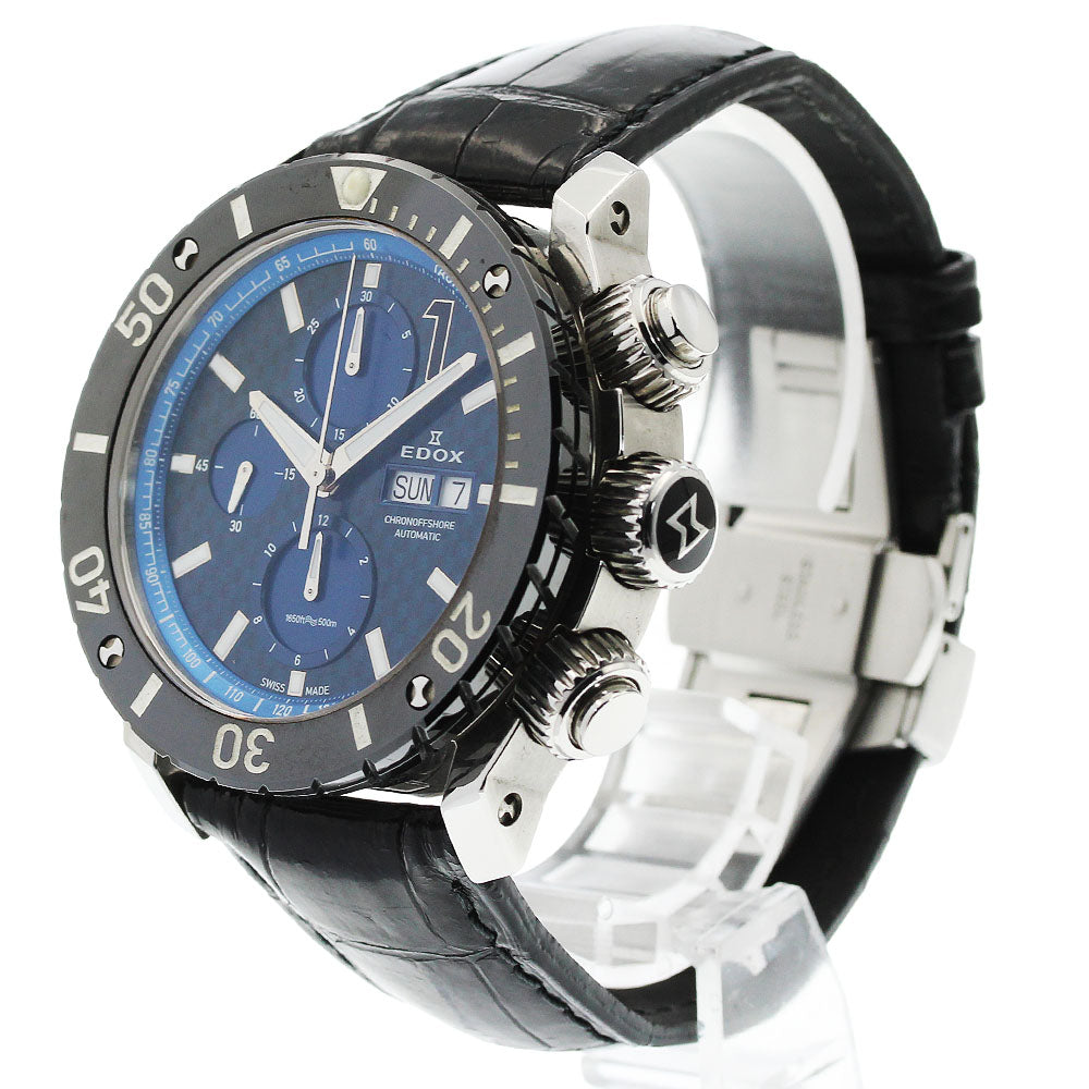 EDOX Class One Chrono Offshore 01114-3-BUIN-L Day date blue Dial Automatic Men's Watch_954827