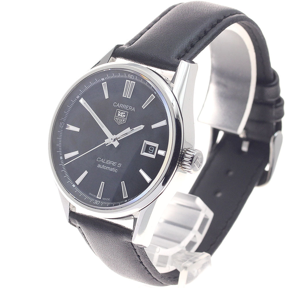 TAG HEUER Carrera Caliber 5 WAR211A-1 Date black Dial Automatic Men's_954832
