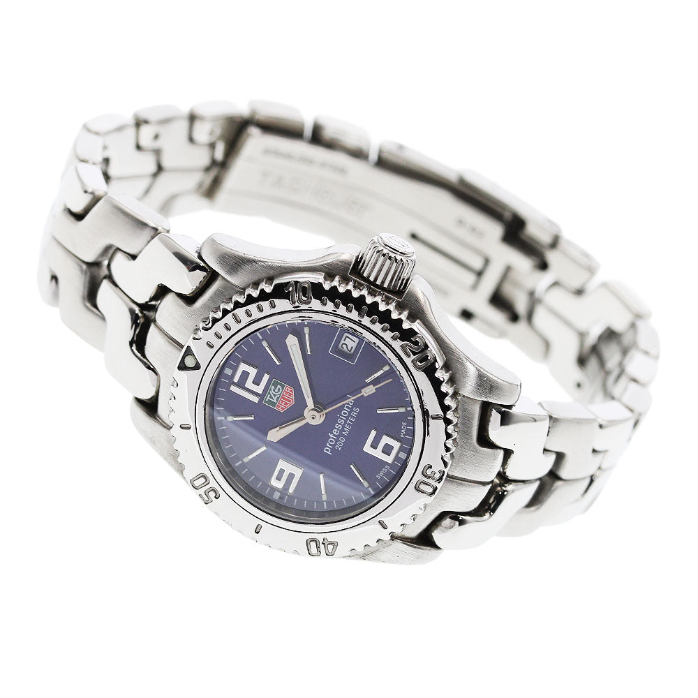 TAG HEUER Link WT1413 Date Blue Dial Quartz Ladies Watch_954859