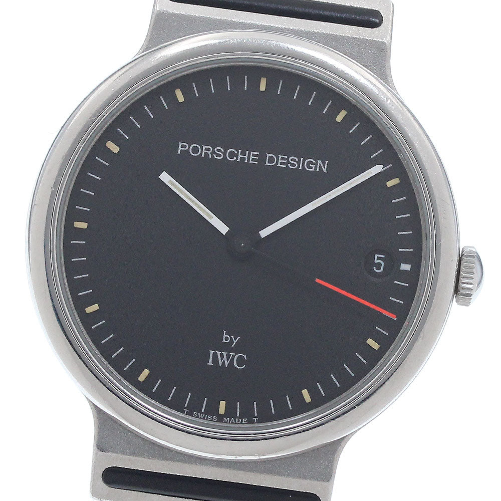 Porsche Design by.IWC Date Black Dial Quartz Boy's Watch_954868