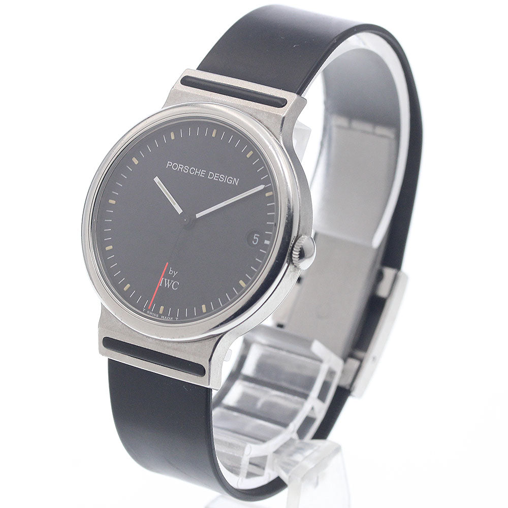 Porsche Design by.IWC Date Black Dial Quartz Boy's Watch_954868