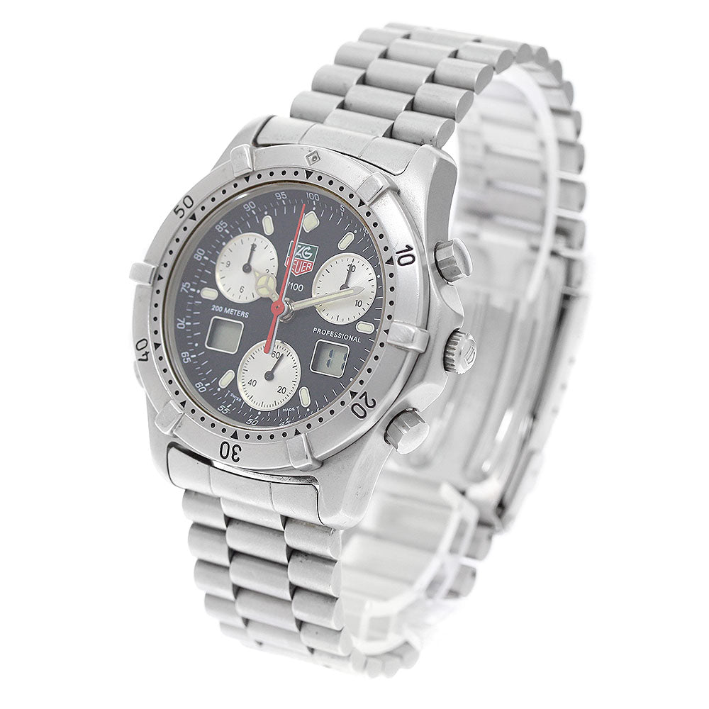 TAG HEUER 2000 series CE1114 Chronograph black Dial Quartz Men's Watch_954869
