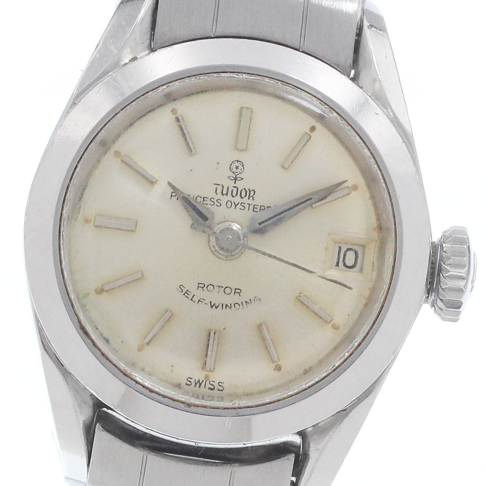 TUDOR Princess Oyster Date Kobara 7981 Silver Dial Automatic Ladies Watch_954870
