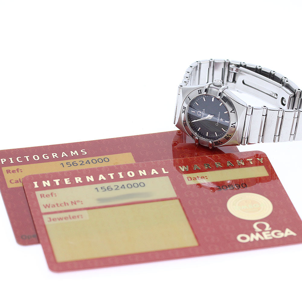 OMEGA Constellation Mini 1562.40 gray Dial Quartz Ladies Watch_954888