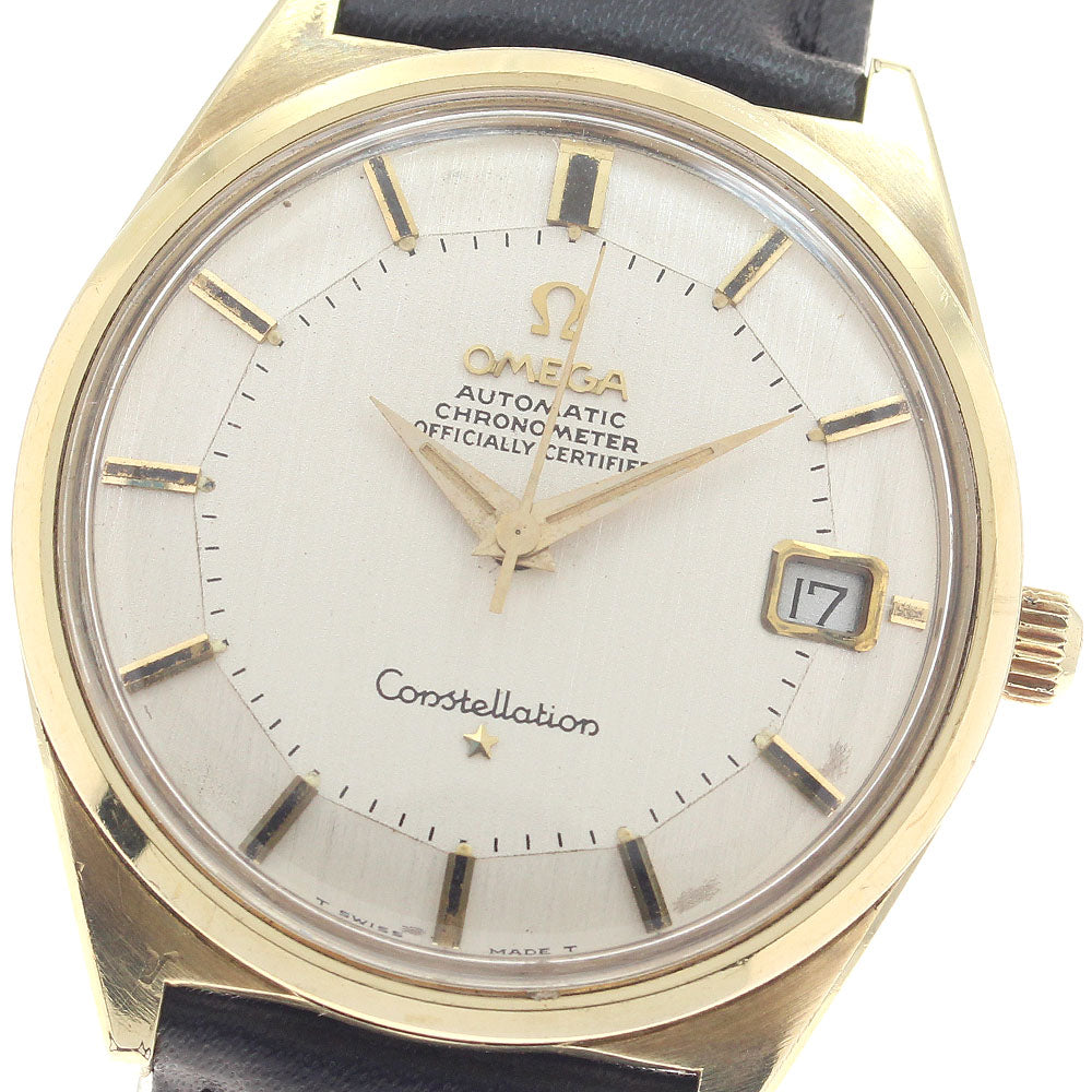 OMEGA Constellation 168.025 pie pan dial date Automatic Men's Watch_955007