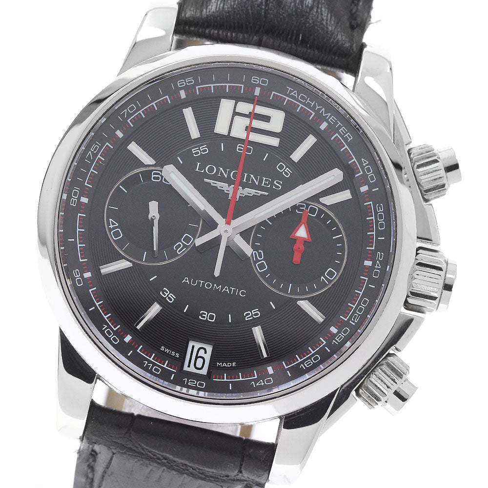 LONGINES Admiral L3.666.4 Chronograph Date black Dial Automatic Men's Watch_955008