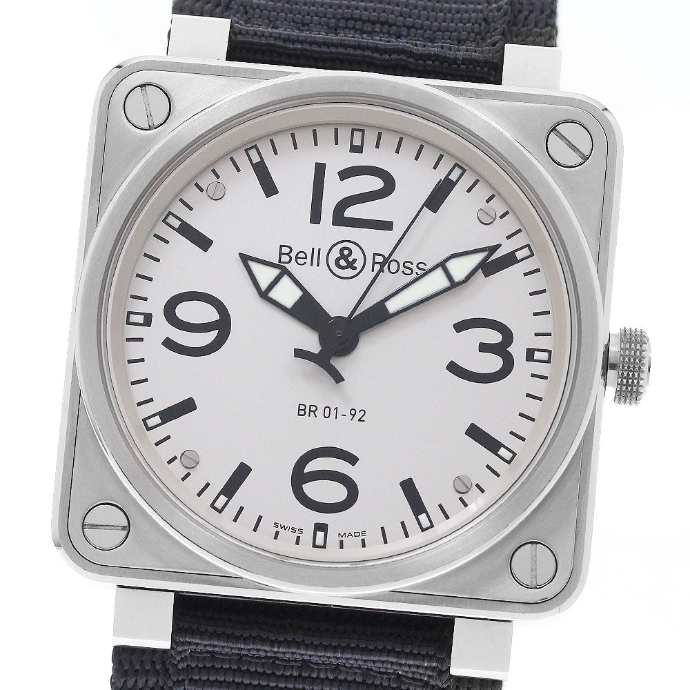 Bell＆Ross Aviation BR01-92 Silver Dial Automatic Men's Watch_955023