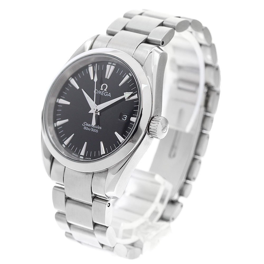 OMEGA Seamaster Aqua Terra 2518.50 Date black Dial Quartz Boy's Watch_955035