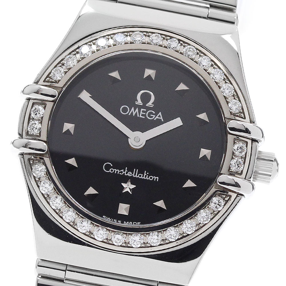 OMEGA Constellation Mini My Choice 1465.51 black Dial Quartz Ladies Watch_955039