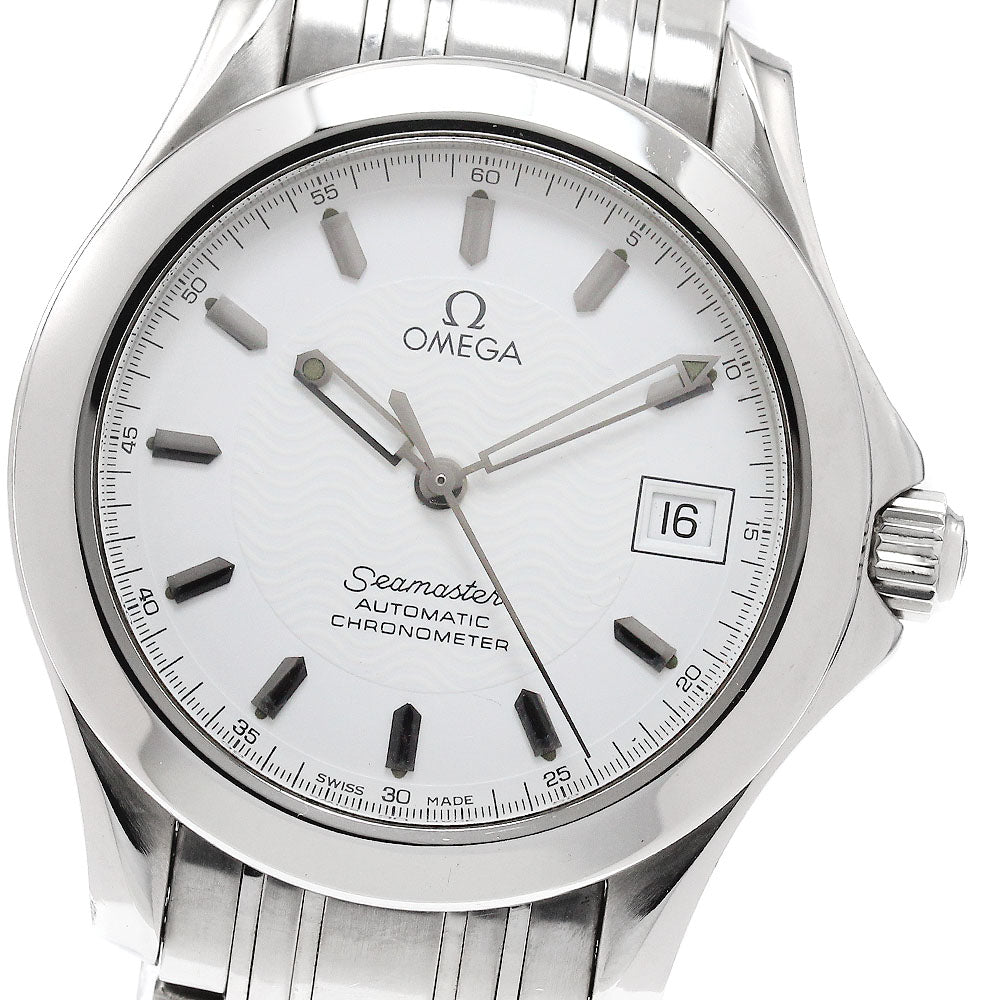OMEGA Seamaster120 2501.21 Date White Dial Automatic Men's Watch_955040
