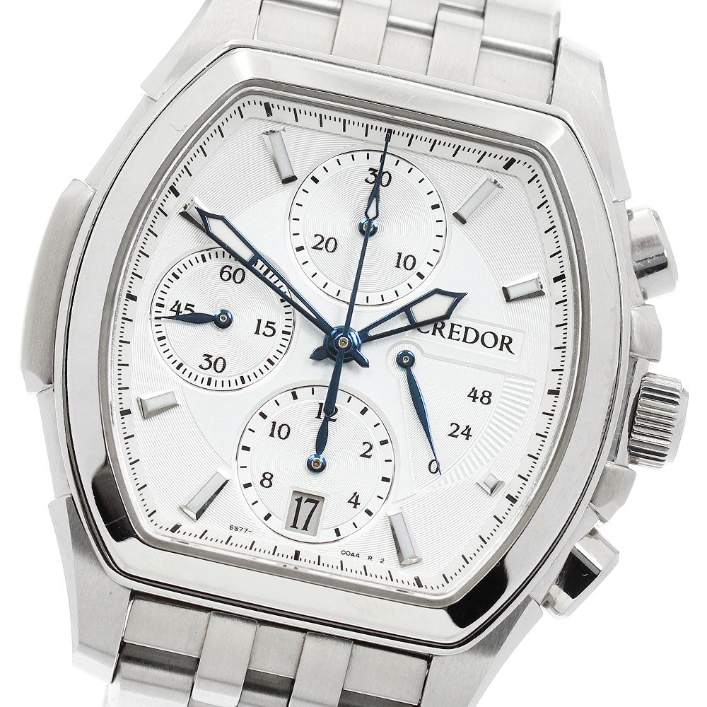 SEIKO CREDOR Pacificique 6S77-00A0/GCBK993 Chronograph Automatic Men's _955050