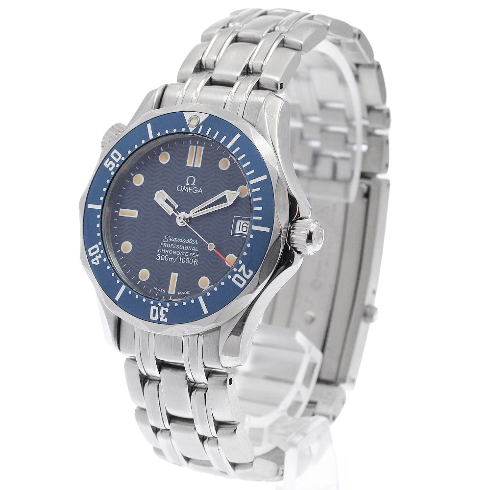 OMEGA Seamaster300 2551.80 Date Navy Dial Automatic Boy's Watch_955051