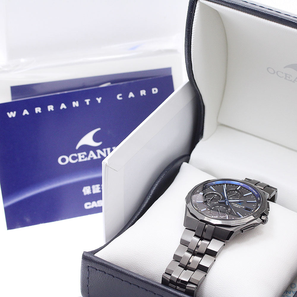 CASIO Oceanus Manta S5000 Series OCW-S5000B-1AJF Solar Powered Radio Mens_955134