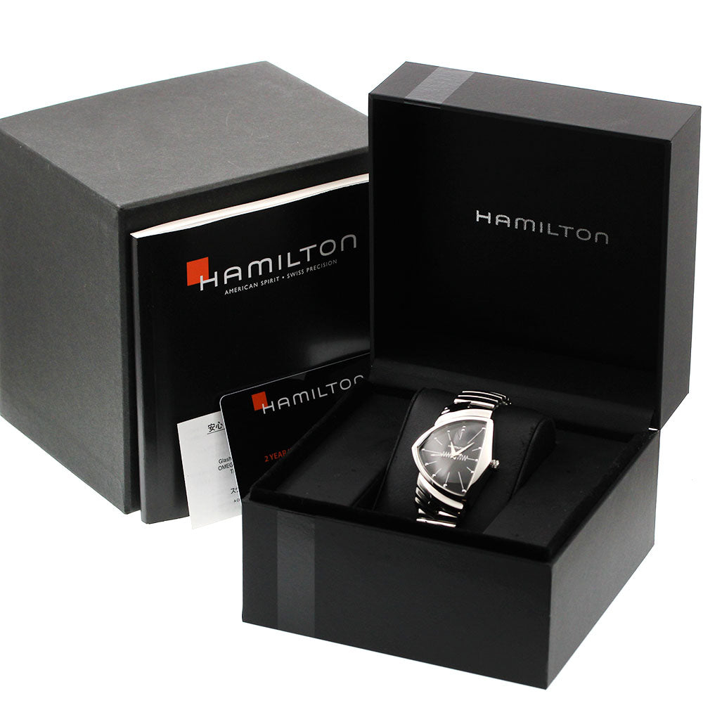 HAMILTON Ventura H244112 black Dial Quartz Men's Watch_955138