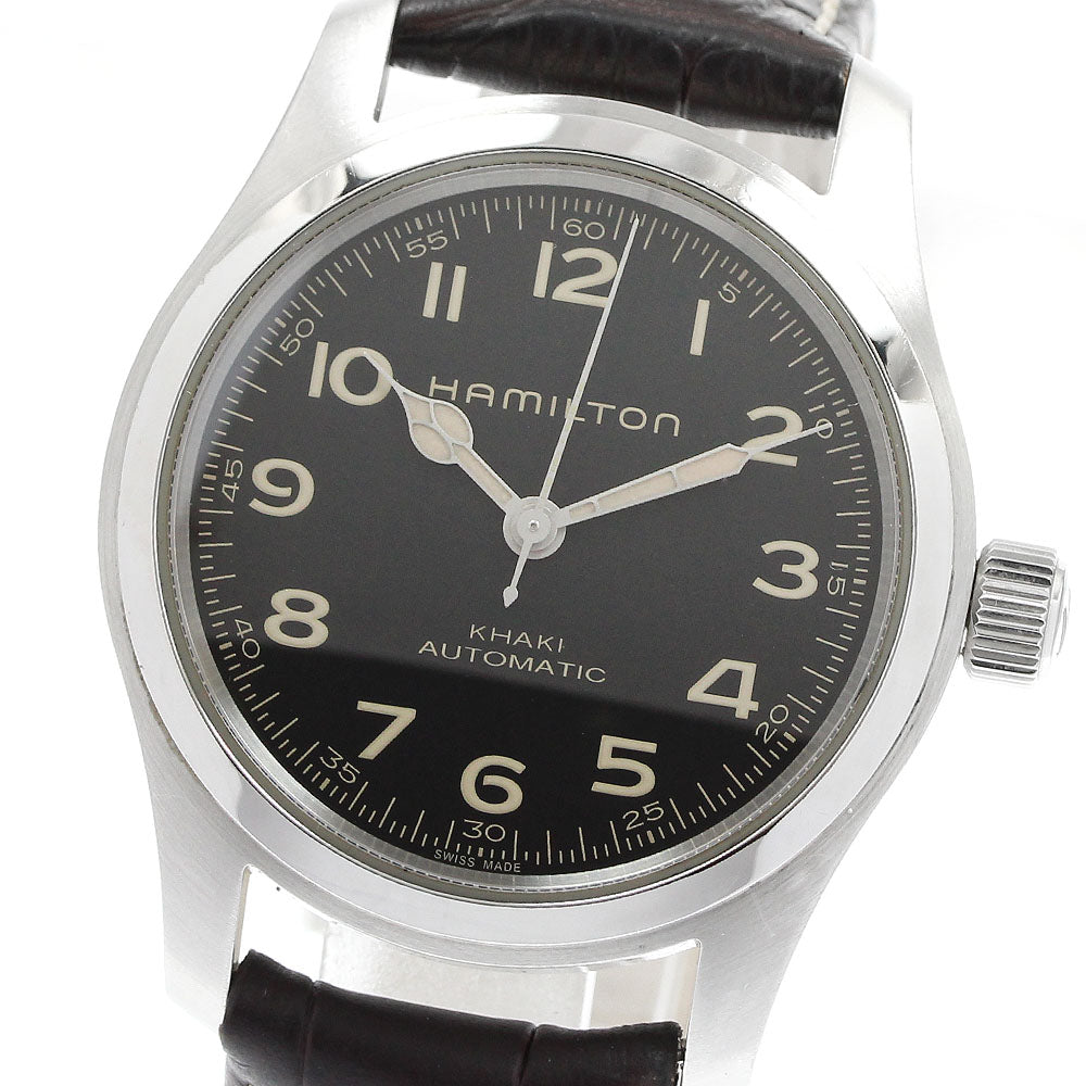 HAMILTON Khaki Field Murf Auto H70605731 Date black Dial Automatic Men's Watch_955143