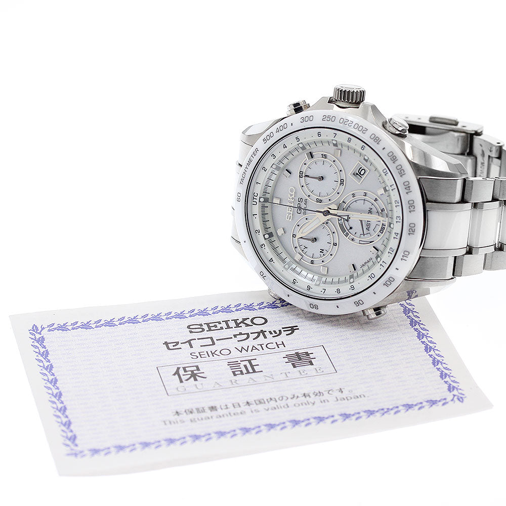SEIKO Astron SBXB027/8X82-0AG0-1 GPS Solar Powered Radio Men's Watch_955144
