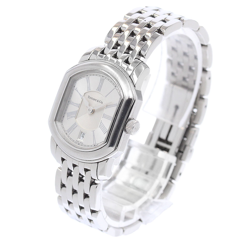 TIFFANY&Co. Mark coupe Date Silver Dial Quartz Ladies Watch_955147