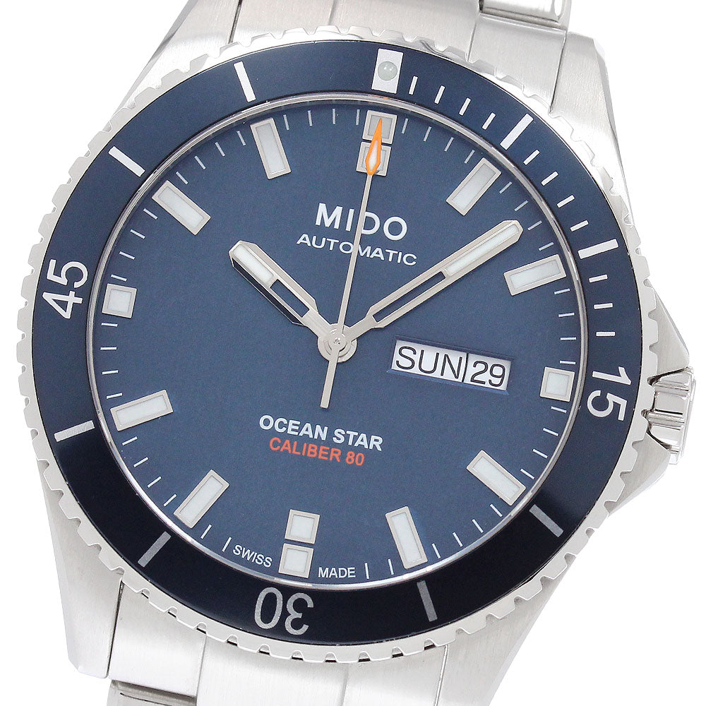 MIDO Ocean star M026.430.11.041.00 Day date Navy Dial Automatic Men's_955152