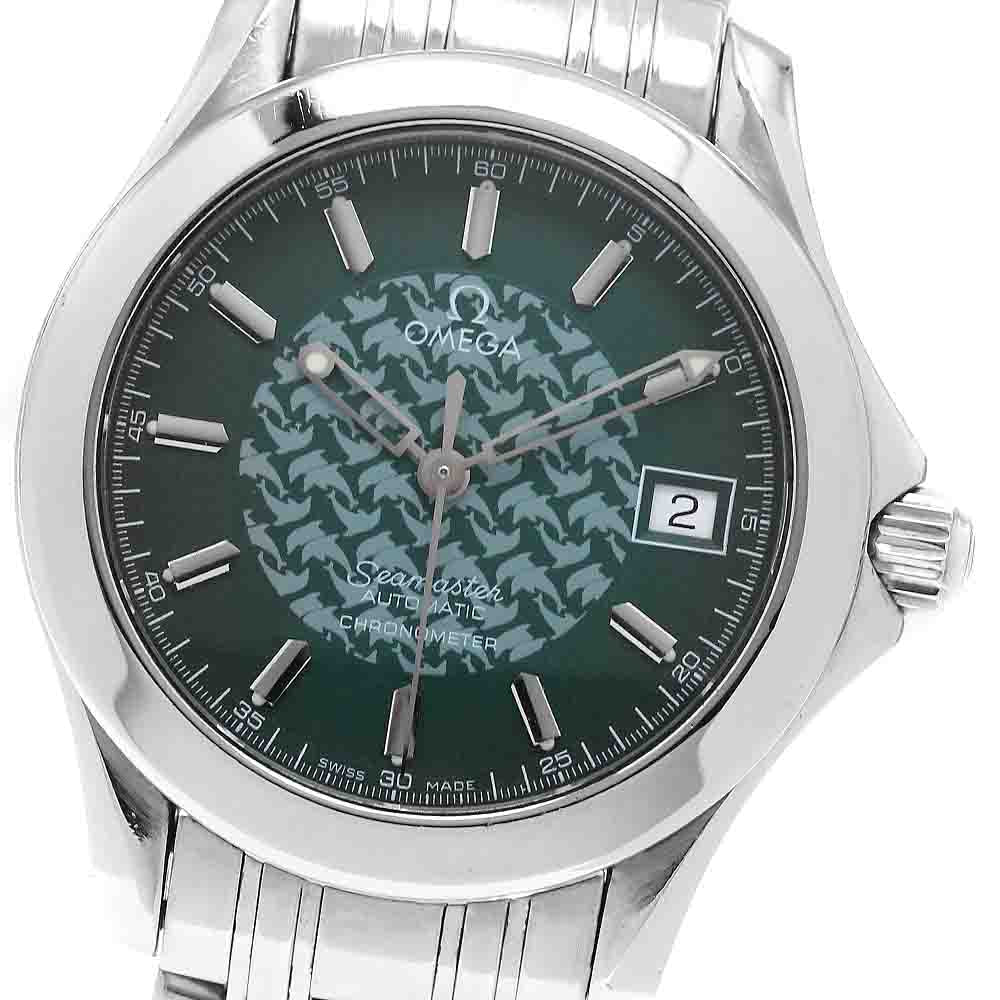 OMEGA Seamaster120 Jacques Mayol 1998 2506.70 Green Dial Automatic Men's_955159