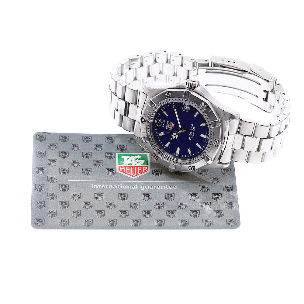 TAG HEUER Professional 200M WK1113.BA0311 Date Blue Dial Quartz Men's _955162