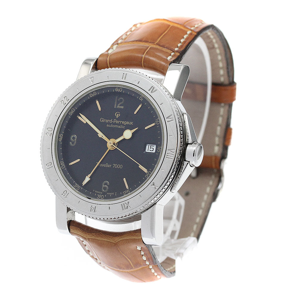 GIRARD PERREGAUX Traveler 7200 Date black Dial Automatic Men's Watch_955165