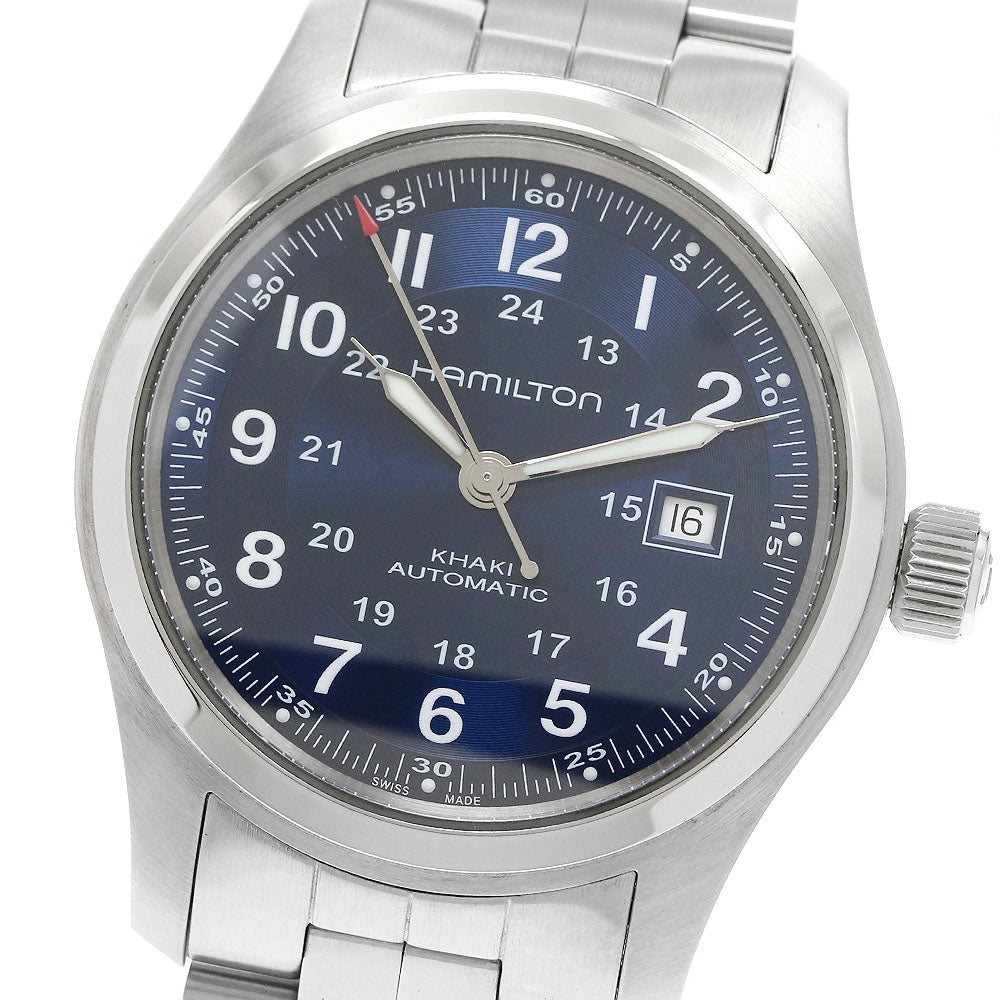HAMILTON Khaki field H706050/H70605140 Blue Dial Automatic Men's Watch_955179