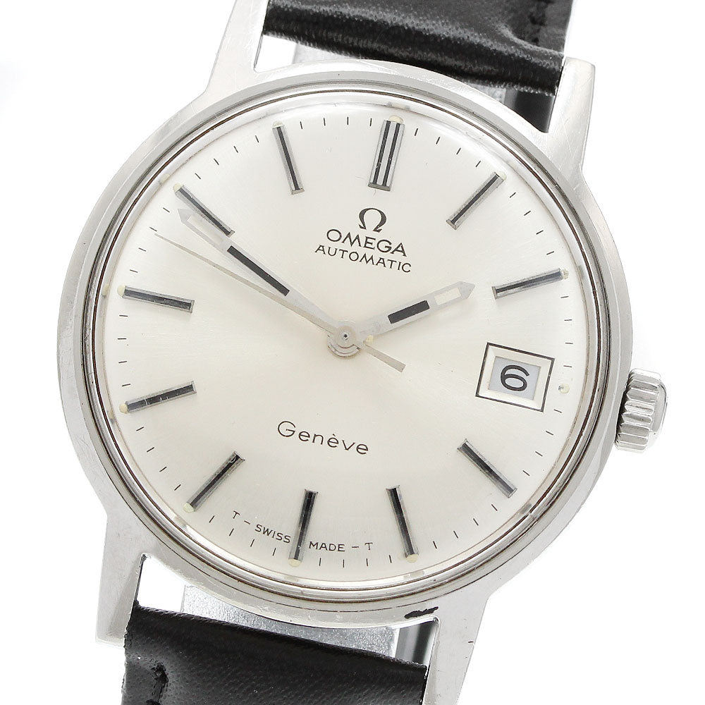 OMEGA Geneve 166.070 Date cal.565 Silver Dial Automatic Men's Watch_955187