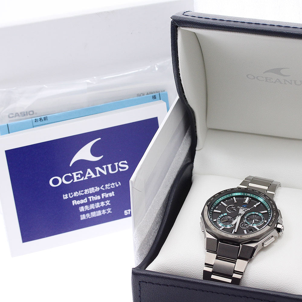 CASIO Oceanus Classic Line OCW-T6000A-1ATF Solar Powered Radio Men's_955189