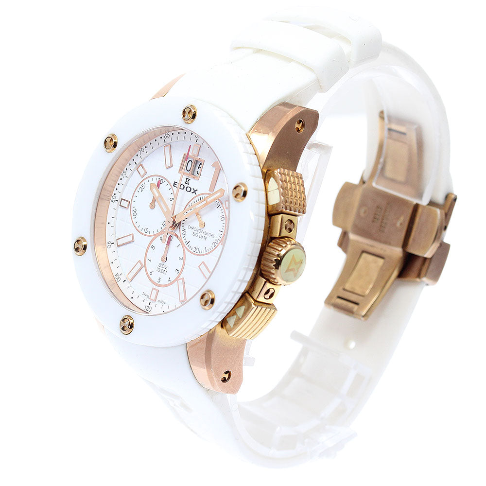 EDOX Class One Chrono Offshore 10012 white Dial Quartz Men's Watch_955199