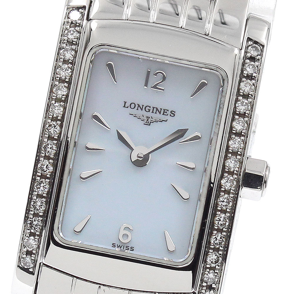 LONGINES Dolce Vita L5.158.0 Side diamond shell dial Blue shell Dial Quartz Ladies Watch_955201